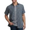 imageDickies Mens Yarn Dyed Plaid Short Sleeve ShirtBlackBlueGrey Check