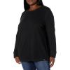 imageDickies Womens Long Sleeve Crew Neck Thermal ShirtKnit Black