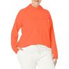 imageDickies Womens Plus Tempiq Performance Sun ShirtBright Orange