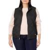 imageDickies Womens Quilted Bomber Vest  Lightweight Insulated Utility Outerwear with Pockets for Construction ampamp OutdoorBlack V1