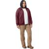 imageDickies Womens Size Plus Heavyweight FullZip HoodieBurgundy Heather