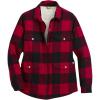 imageDickies womens Flannel Sherpa Lined Chore CoatEnglish RedBlack Buffalo Plaid