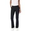 imageDickies womens Flat Front Stretch Twill Pant Slim Fit BootcutBlack