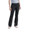 imageDickies womens Flat Front Stretch Twill Pant Slim Fit BootcutBlack V1