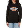 imageDickies womens Heavyweight Logo Fleece PulloverKnit Black