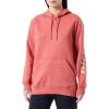 imageDickies womens Heavyweight Wordmark Fleece PulloverMineral Red