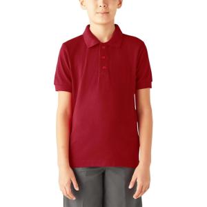 imageDickies Boys 820 Short Sleeve Pique PoloEnglish Red