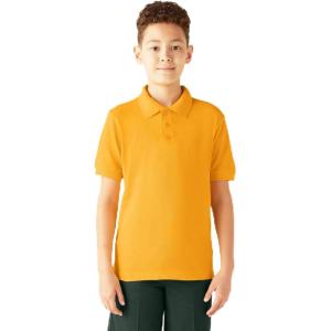 imageDickies Boys 820 Short Sleeve Pique PoloGold