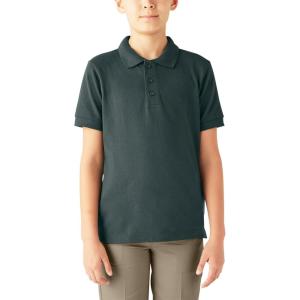 imageDickies Boys 820 Short Sleeve Pique PoloHunter Green