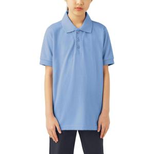 imageDickies Boys 820 Short Sleeve Pique PoloLight Blue