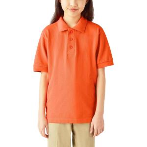 imageDickies Boys 820 Short Sleeve Pique PoloOrange