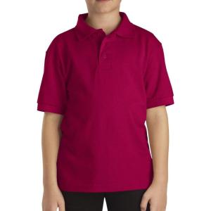 imageDickies Boys 820 Short Sleeve Pique PoloRed