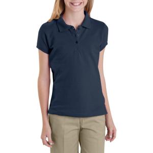 imageDickies Girls 716 Short Sleeve Performance Polo ShirtDark Navy