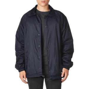 imageDickies Mens Big ampamp Tall Snap Front Nylon JacketDark Navy V1