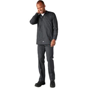 imageDickies Mens Long Sleeve Flex Twill Work ShirtCharcoal