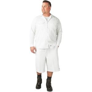 imageDickies Mens Long Sleeve Flex Twill Work ShirtWhite