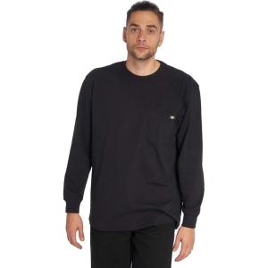 imageDickies Mens Long Sleeve Heavyweight Crew Neck Black Medium