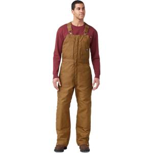 imageDickies Mens Premium Insulated Duck Bib AllBrown Duck