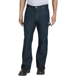 imageDickies Mens Relaxed Fit Fivepocket Flex Performance Carpenter JeanTinted Heritage Khaki V1