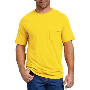 imageDickies Mens Short Sleeve Performance Cooling TeeBright Yellow V1