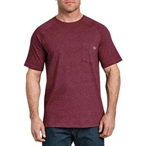 imageDickies Mens Short Sleeve Performance Cooling TeeBurgundy Heather V1
