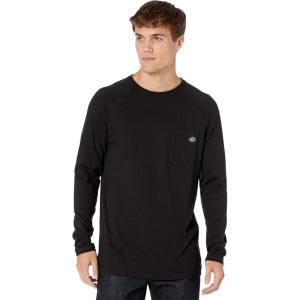 imageDickies Mens Tempiq Performance Cooling Long Sleeve TShirtBlack V1