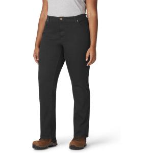 imageDickies Size Womens Plus Perfect Shape Straight Stretch Denim JeansRinsed Black