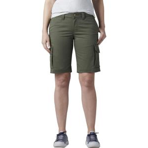 imageDickies Womens 11quot Relaxed Stretch Cargo ShortsGrape Leaf