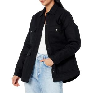 imageDickies Womens Duck Sherpa Lined Chore CoatBlack