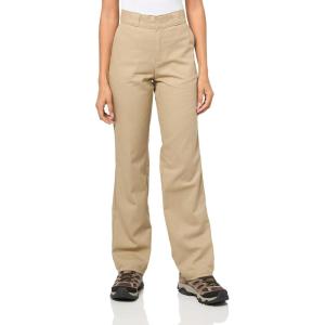 imageDickies Womens Flex Work Pants  Stretch Straight Leg Uniform Trousers for Office Retail ampamp HealthcareDesert Sand