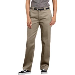 imageDickies Womens Flex Work Pants  Stretch Straight Leg Uniform Trousers for Office Retail ampamp HealthcareDesert Sand V1