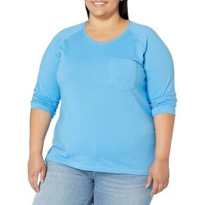 imageDickies Womens Long Sleeve Cooling Tempiq Performance TShirtAzure Blue