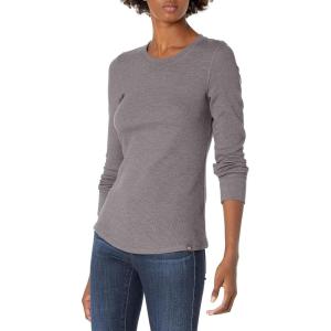imageDickies Womens Long Sleeve Crew Neck Thermal ShirtGraphite Single Dye