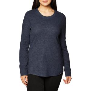 imageDickies Womens Long Sleeve Crew Neck Thermal ShirtInk Navy Single Dye