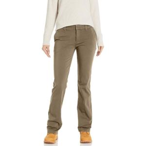 imageDickies Womens Perfect Shape Bootcut Twill PantRinsed Oxford Stone
