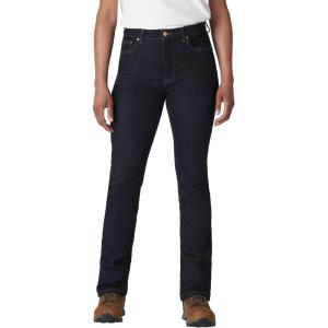 imageDickies Womens Perfect Shape Denim High Waist Bootcut JeanRinsed Indigo Blue