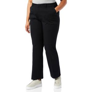 imageDickies Womens Perfect Shape Straight Twill PantRinsed Black