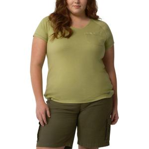 imageDickies Womens Plus Cooling Short Sleeve TShirtFern Heather