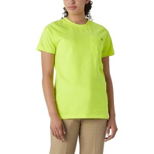 imageDickies Womens Plus Short Sleeve Heavyweight TShirtBright Yellow
