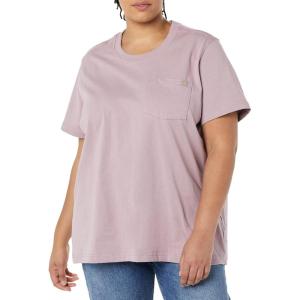 imageDickies Womens Plus Short Sleeve Heavyweight TShirtLilac