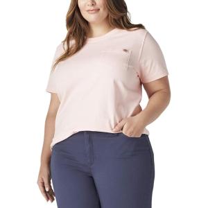 imageDickies Womens Plus Short Sleeve Heavyweight TShirtLotus