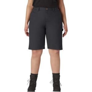 imageDickies Womens Plus Size Carpenter ShortRinsed Black