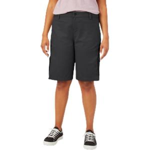 imageDickies Womens Plus Sized Stretch Cargo 11 Relaxed ShortBlack