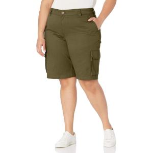 imageDickies Womens Plus Sized Stretch Cargo 11 Relaxed ShortGrape Leaf V1