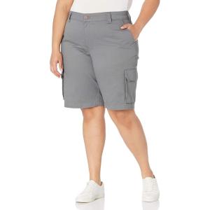 imageDickies Womens Plus Sized Stretch Cargo 11 Relaxed ShortGraphite