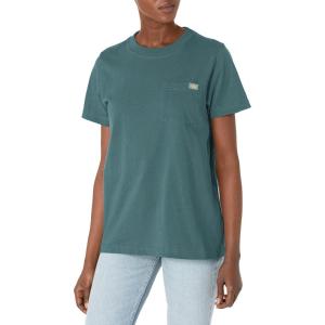 imageDickies Womens Short Sleeve Heavyweight Pocket TShirtLincoln Green