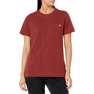 imageDickies Womens Short Sleeve Heavyweight Pocket TShirtRed