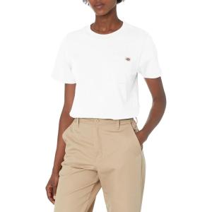 imageDickies Womens Short Sleeve Heavyweight Pocket TShirtWhite