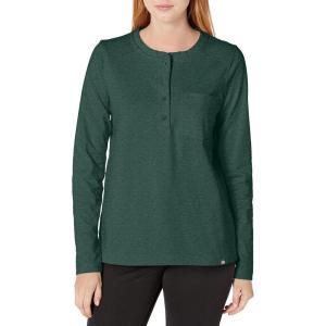 imageDickies Womens Size Plus Heavyweight HenleyForest Heather