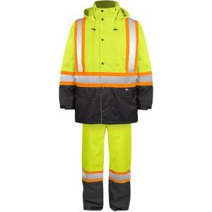 imageDickies Workwear HighVisibility 150Deniers Rain Suit L YellowYellow
